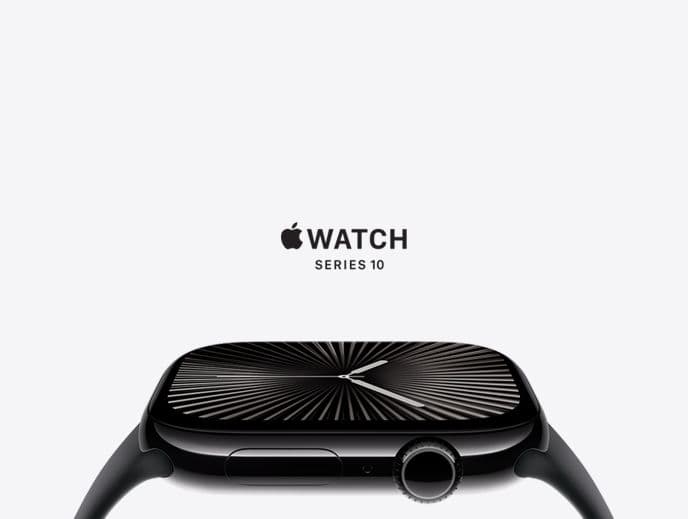 Apple Watch S10 GPS 42mm Jet Black Alu Case with Black Sport Band - M/L