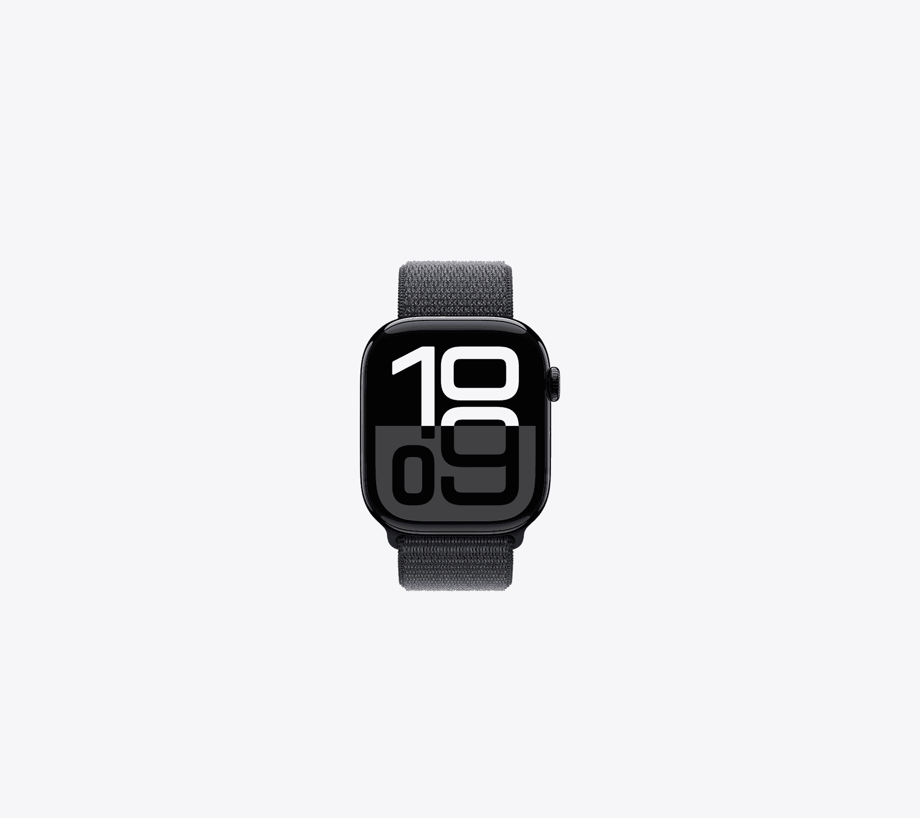 Apple Watch S10 GPS 42mm Jet Black Alu Case with Black Sport Band - M/L