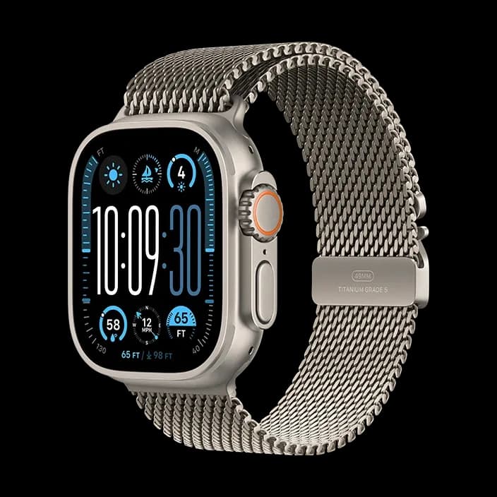Apple Watch Ultra 2 (2024) - Titanium Milanese Loop